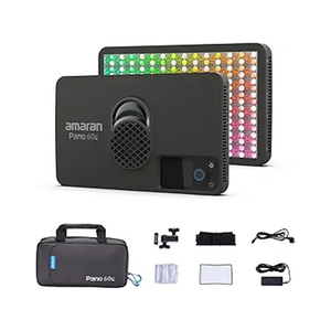 ไฟวิดีโอ60C amaran pano 2300K-10000K 60W RGB พร้อมโหมดควบคุมด้วยแอป12โหมดแสง - Product Image 1