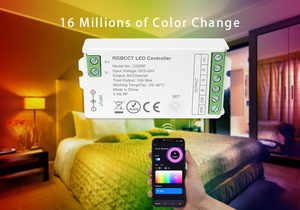 DC5V 24V LED RGBW 2.4G RF uzaktan kumanda desteği Tuya App Alexa ses kontrolü - Product Image 4