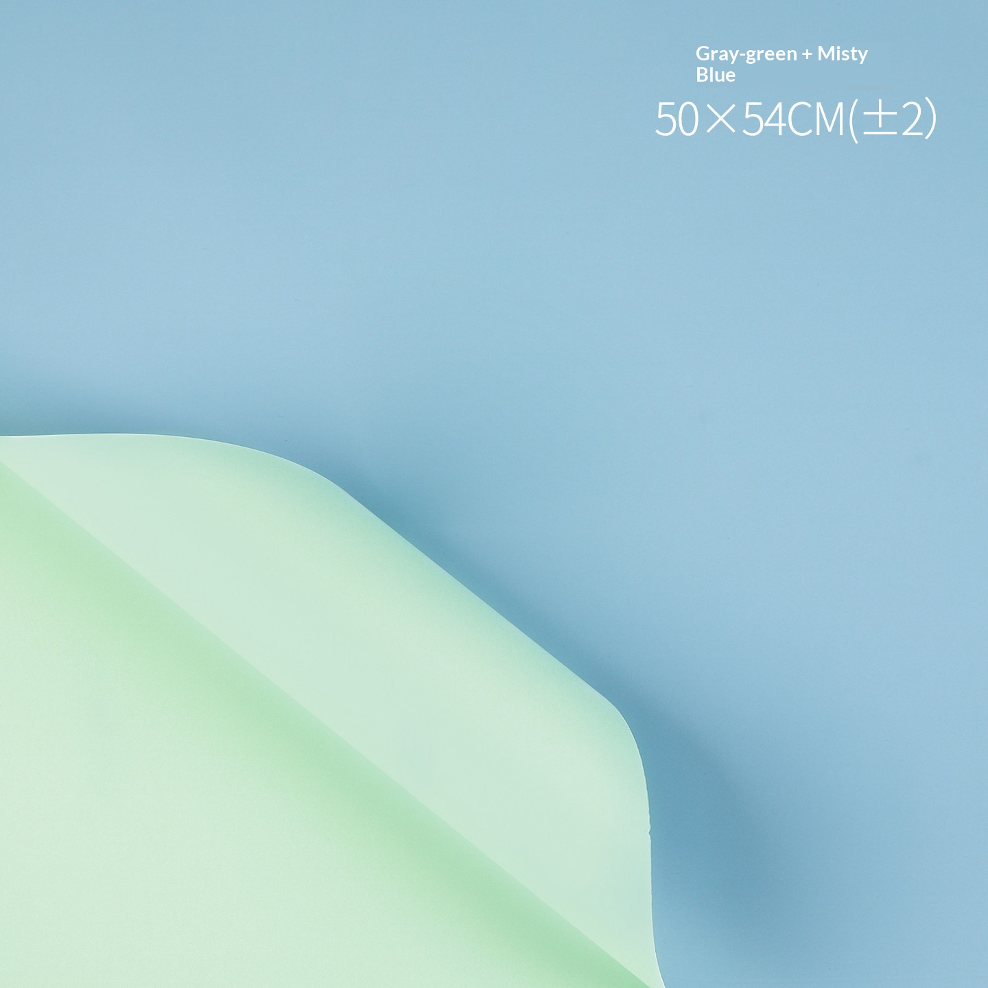 Grey green+Mist blue