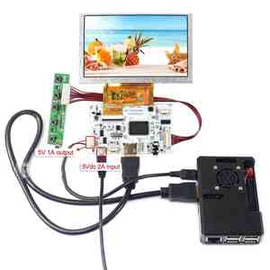 Usb Hd-Mi Driver Pantalla Lcd Todo en uno Pantalla Lcd Tft de 5 pulgadas Pantalla Lcd de 5 pulgadas para Raspberry Pi Hd Mi Input Board Car Display - Product Image 1