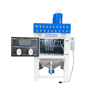 Automatic Rotating Sand <strong>Blasting</strong> Machine <strong>Small</strong> Manual High Pressure Sandblaster for Metal Rust Paint Cleaning Refurbishment