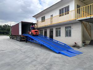 6t 8t 10t 12t 15t bewegliche seitliche Ladedock rampe für Gabelstapler-Rampen-Lade-/Entlade container Verwenden Sie die Lade brücke - Product Image 6