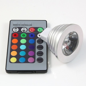 Dimmable 3w Rgb <strong>Led</strong> Bulb 16 Color <strong>Led</strong> Spotlight E27 E14 Gu10 With Ir Remote Controller Spot <strong>Led</strong> Lamp for Home Party Decoration - Product Image 6