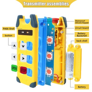 Vendita calda singola velocità industriale gru Wireless intelligente telecomando 4-pulsante impermeabile con funzione automatica codice di rotolamento - Product Image 3