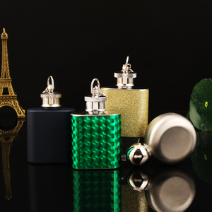 Nhà Máy Trực Tiếp Biểu Tượng Tùy Chỉnh Cao Cấp Thép Không Gỉ Hip <span class=keywords><strong>Flask</strong></span> Phẳng Với Vít Cap - Product Image 4