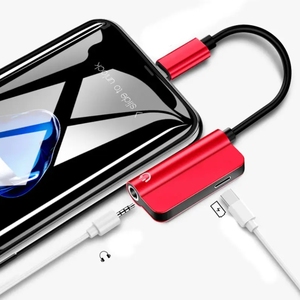 批发2合1适配器USB C型至3.5毫米音频适配器，用于耳机和充电器 - Product Image 4