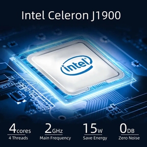 12V Mini-PC Intel Celeron J1900 J4125 4 RJ45 2.5G i225 Gigabit Ethernet LAN Lüfter loser MiniPC-Computer-Firewall-Netzwerk router - Product Image 3