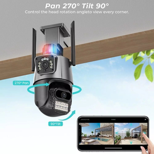 4k 4Mp <strong>Camera</strong> Dual Lens Protection Waterproof Micro CCTV Video Surveillance <strong>Camera</strong> With Light Alarm IP <strong>Camera</strong> - Product Image 4