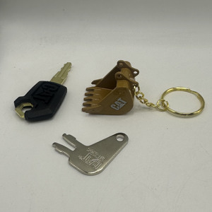 CAT Heavy Equipment Ignition <strong>Key</strong> 5P-8500 8H-5306 Universal CAT Excavator <strong>Key</strong> with Bucket Model <strong>Key</strong> Chain 5P8500 8H5306 - Product Image 3