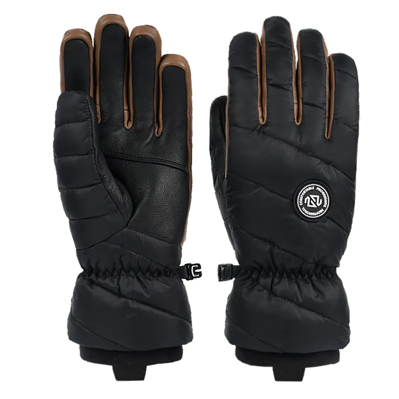 Winter Warm Down Ski handschuhe Touchscreen Custom Handschuhe mit Logo für Männer und Frauen im Freien