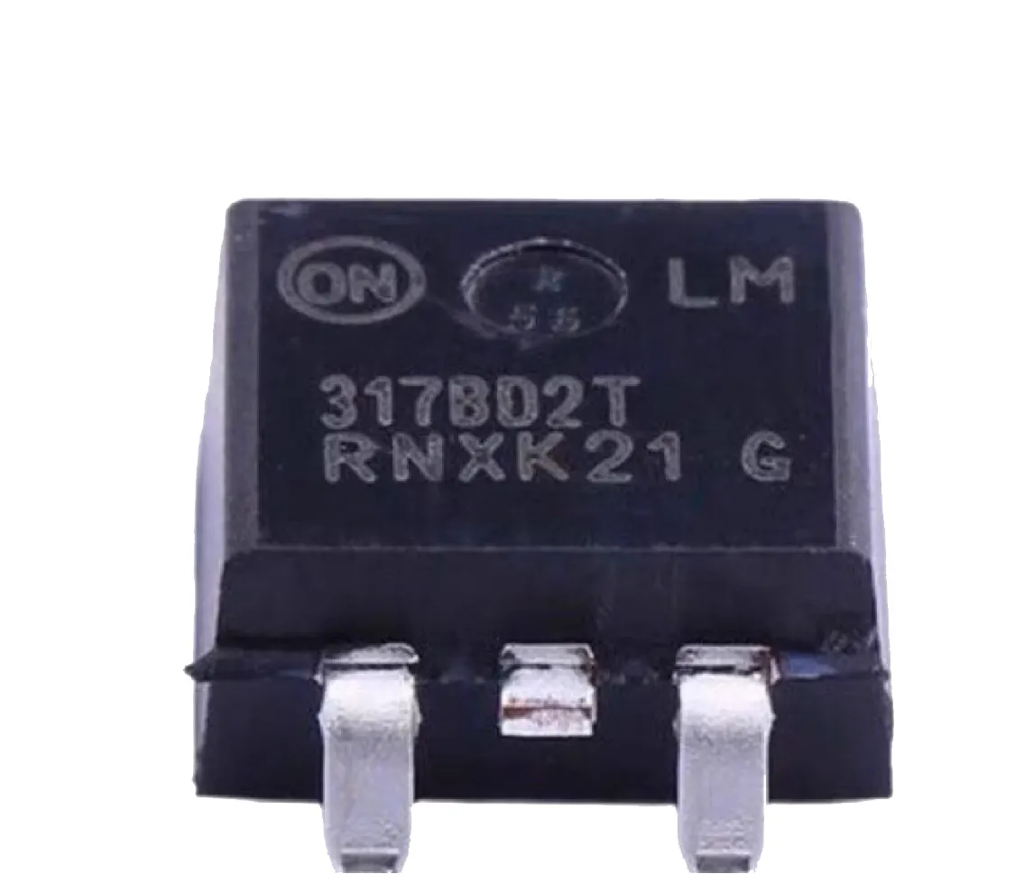 LM317BD2TG LM317BD2T nuevos reguladores de voltaje lineal originales 1.5A ADJ 1,2-37V circuitos integrados de TO263-3 de D2PAK-3 positivo