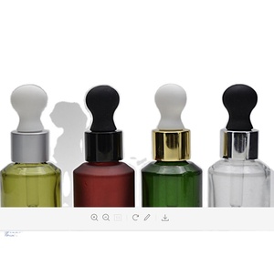 Garrafa de vidro pulverizada, garrafa de vidro transparente vermelha, marrom claro, verde, rosa, com ponta de borracha lisa, de alumínio anodizado, 15ml