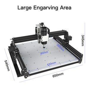 Fresadora CNC de 3 ejes mejorada, enrutador CNC4540 para carpintería, máquina de grabado CNC de Control GRBL para corte acrílico de madera - Product Image 2