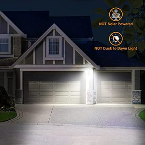 ไฟรักษาความปลอดภัย LED 28W ไฟเซนเซอร์ตรวจจับการเคลื่อนไหวกลางแจ้งไฟรักษาความปลอดภัยการเคลื่อนไหวของ3000LM ไฟ IP65 5500K กันน้ำ2หัว - Product Image 4