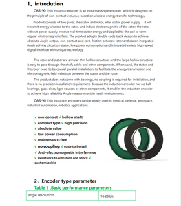 Encoder induttivo cavo di alta precisione senza contatto DAS-90 per la difesa medica robotica industriale aerospaziale - Product Image 6