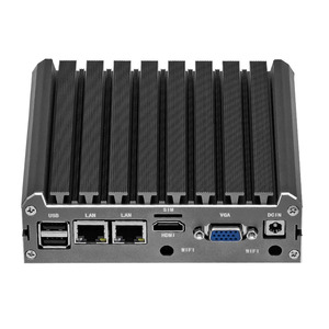ICOOLAXミニPCデスクトップi5第5世代5200U2.2GHz8GbRamファンレス産業用コンピューターオフィスミニPC