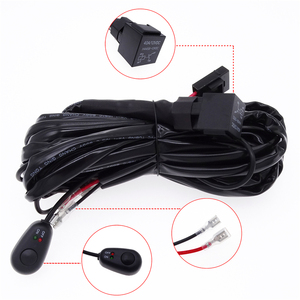 3m 1 2 Led ışık çubuğu kablo 40A 12v 24v anahtarı röle otomatik çalışma sürüş sis lambası kablo demeti kablo demeti - Product Image 1