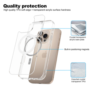 IPhone 16 için toptan temizle PC kabuk dokunmatik kontrol tasarımı | Düşük MOQ10 ücretsiz e-ticaret grafik - Product Image 5