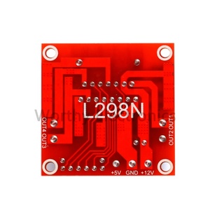 Modulo elettronico motore passo-passo DC motore robot per auto intelligente L298N modulo scheda di azionamento del motore a bordo uscita 5V - Product Image 4