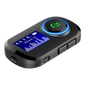 3.5毫米汽车适配器Aux BT5.0适配器，带显示屏2合1发射器接收器 - Product Image 2