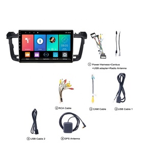 Cámara de visión trasera con función de entrada para coche, reproductor Multimedia con Android, WIFI, FM, navegación GPS, para peugeot 508 - Product Image 6