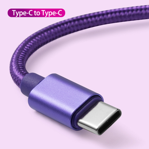 Toptan USB C kablosu 60W hızlı şarj tipi C tipi C kablo PD 60W hızlı şarj naylon telefon laptop veri kablosu kullanarak - Product Image 4