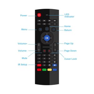 MX3 2.4G gökyüzü uçan hava fare uzaktan kumanda fabrika nokta hassasiyetli klavye C120 G10 G20 Q5 Mini klavye - Product Image 4