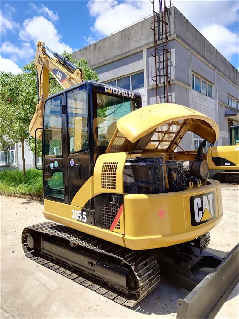 Mini-pelle cat 305.5 d'occasion haute performance, caterpillar 305 d'occasion 5.5 tonnes cat305