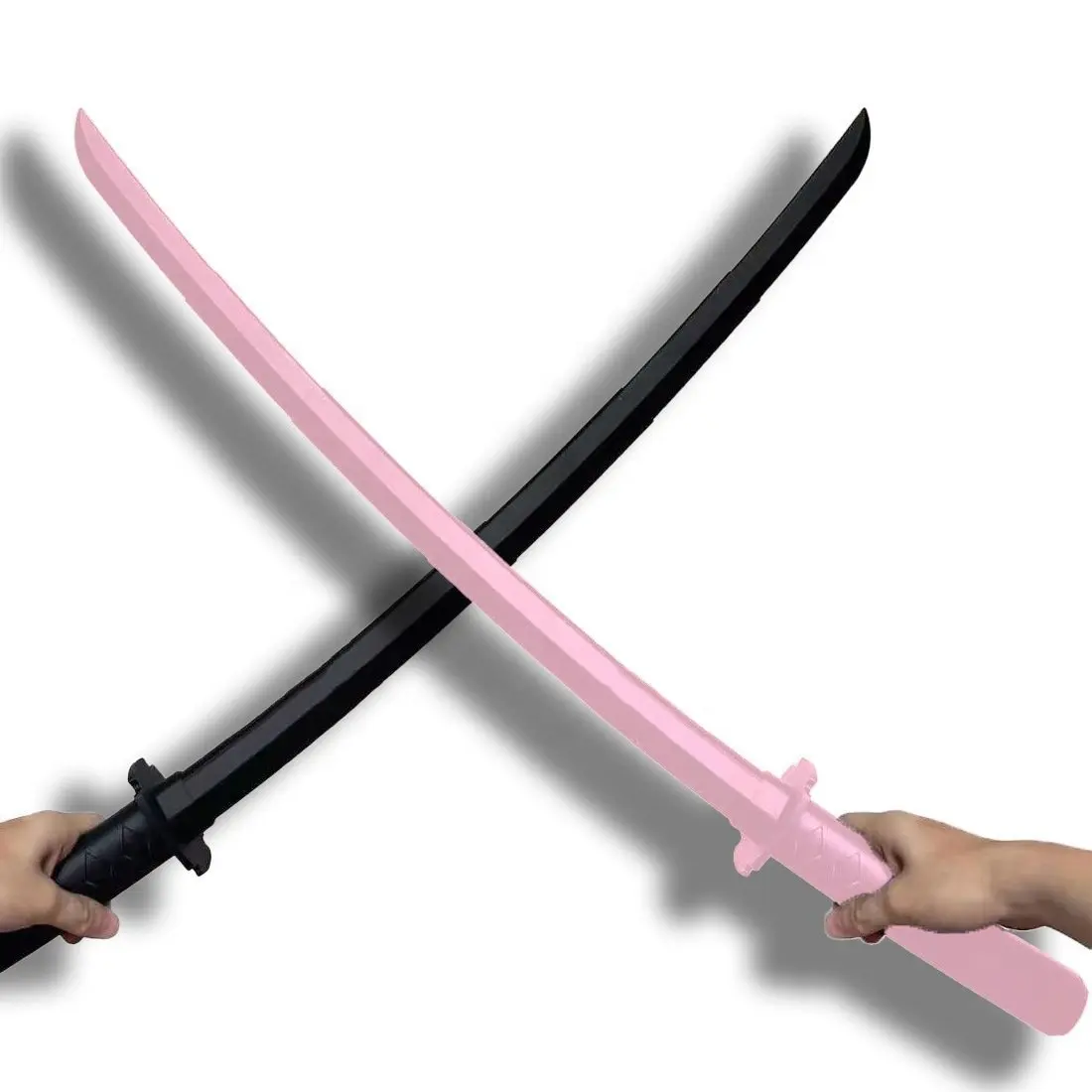 Realista niños juguetes Cosplay plástico 3D impresión Samurai espada katana retráctil