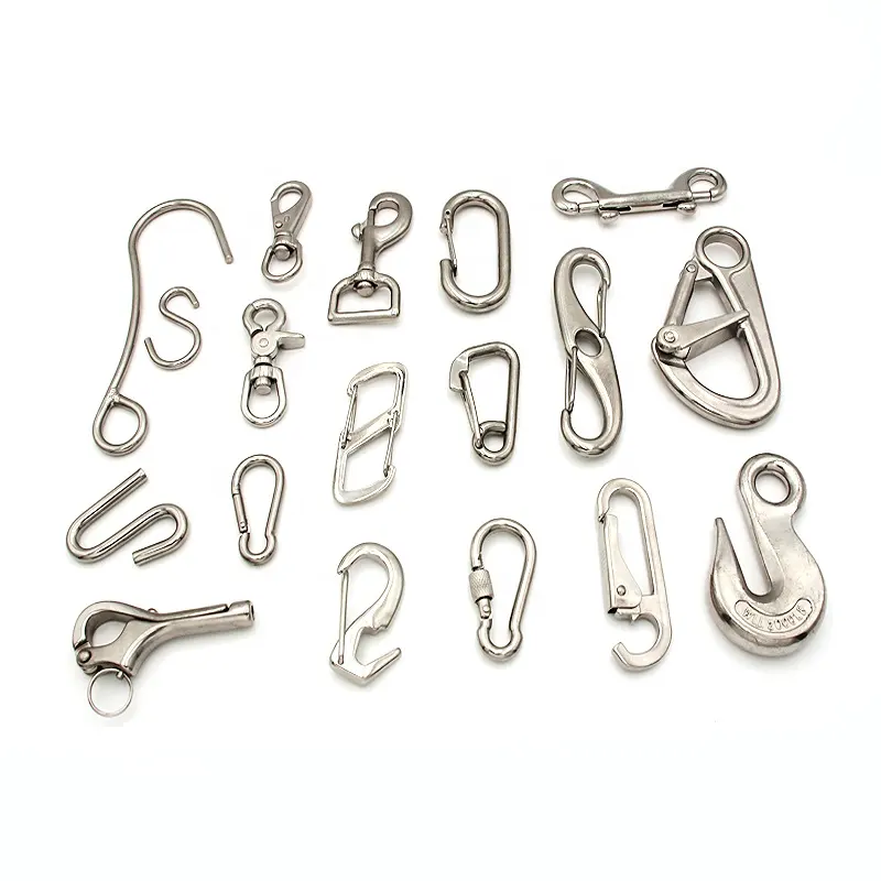 Stainless Steel Rigging Snap Heavy Duty Hardware Products Swivel Eye Snap Wire Rope Fittings