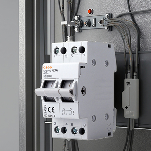 SF219G 63A 2P 4P Din ray monte çift güç dönüşüm izolasyon anahtarı MTS manuel Transfer ATS geçiş anahtarı - Product Image 1