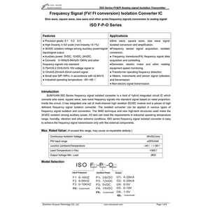 Convertidor de corriente de frecuencia de 24V CC, generador de señal de 4-20mA para control industrial, transmisor de entrada Fv/Fi aislado, PLC