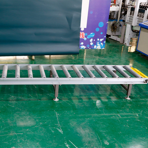 Sistema de transportador de rodillos sin alimentación de almacén de fábrica transportador de rodillos de gravedad manual para carga y descarga