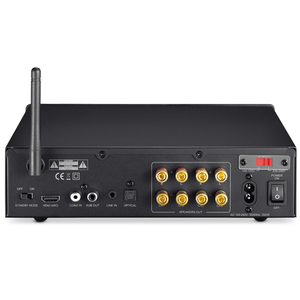 AMPLIFICADOR DE TV inalámbrico BT, receptor estéreo de 400 vatios con entrada BT, coaxial óptico y 3,5 MM - Product Image 6
