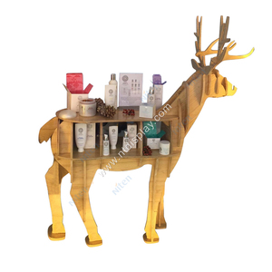 Trung Tâm Mua Sắm Sáng Tạo Tùy Chỉnh Xe Đẩy Kẹo Bằng Gỗ Sản Phẩm Chăm Sóc Sắc Đẹp Vật Liệu Kim Loại Trang Trí Công Phu Trưng Bày Chăm Sóc Da Khuyến Mãi Có Bánh Xe - Product Image 4