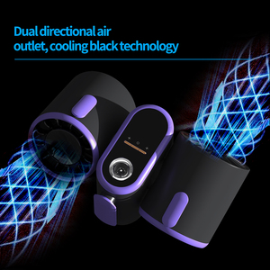 3-In-1 Mini Dual-Head High-Power Draagbare Luchtkoelventilator Voor Gebruik Buitenshuis - Product Image 5