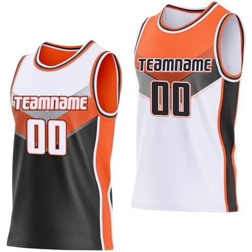 White and Black and Orange