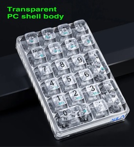 AULA F21 Hotswap <strong>Wireless</strong> Mechanical <strong>Keyboard</strong> Mini Digital 21 Key 3 Mode BT 2.4G Wired Transparent Keycap - Product Image 5