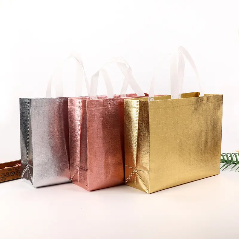 حقيبة تسوق عصرية قابلة لإعادة الاستخدام, حقيبة تسوق عصرية قابلة لإعادة الاستخدام للبقالة تصلح كهدية في الكريسماس ويمكن حملها من القماش المتين مزودة بمقبض