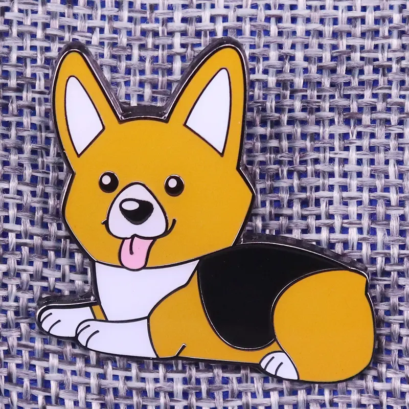 Adorabile spilla da bavero per cani spilla per cuccioli kawaii regalo animale personalizzabile per gli amanti dei cani