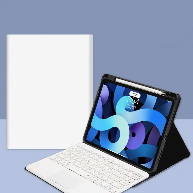 Tablet Ipad Pro 11 inç için kablosuz bluetooth klavye kapağı için PU deri kılıf