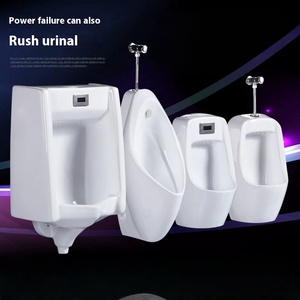 Bóng đen bán buôn hiện đại tự động-tuôn ra Wall Mount BồN TiểU lớn Gốm cảm biến BồN TiểU cho phòng tắm khách sạn và bệnh viện sử dụng - Product Image 6