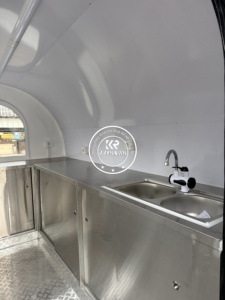 Xe tải thực phẩm di động thực phẩm phục vụ Trailer đầy đủ trang bị ngoài trời bia di động Kem Cà Phê xe kéo thực phẩm trang bị đầy đủ - Product Image 5