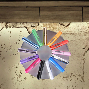 Atomiseur de parfum en aluminium de 5ml en gros taille de voyage mini vaporisateur rechargeable pompe pulvérisateur joint Portable sérum de soin de la peau - Product Image 2