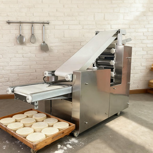 Arabic bánh mì dây chuyền sản xuất có thể điều chỉnh độ dày TACO roti pita Maker khubz Arabic bánh mì hình thành máy - Product Image 2