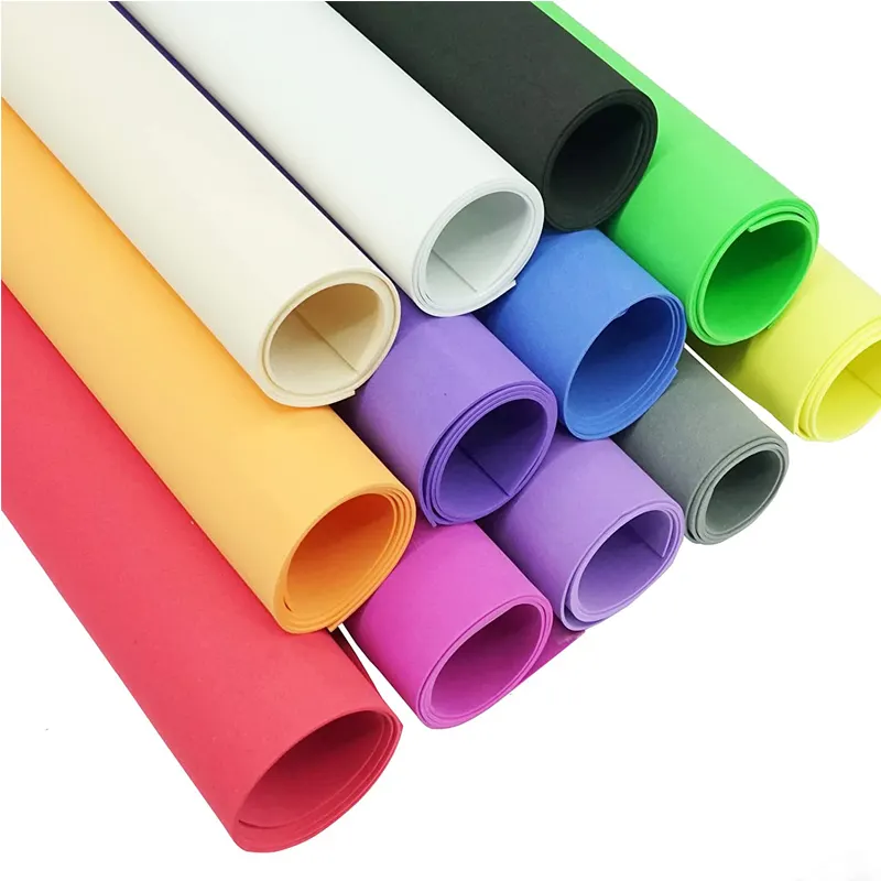 Custom Color Eva Foam Sheet Rolls 1mm 2mm 3mm Thickness Rubber Plastic Eva Foam