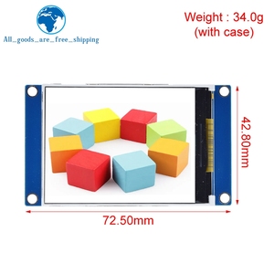 TZT 2,4 Zoll TFT 240*320 Auflösung 3,3 V-5V UART MCU Serial Communication Flash 64MB für Arduino UNO R3 MEGA - Product Image 2