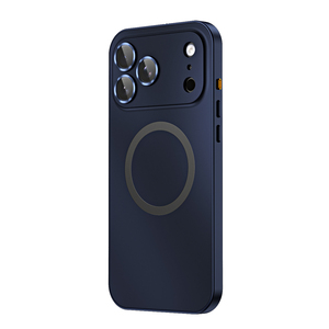 <span class=keywords><strong>IPhone</strong></span> 17 Pro Max용 버클 2 in 1 강력한 마그네틱 후면 커버 매트 에지 메탈 카메라 프레임이있는 고급 금속 범퍼 전화 케이스 - Product Image 2