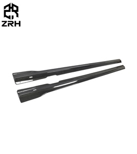 Mercedes W213 E class AMG yan etek Splitter ön dudak için karbon Fiber yan etek