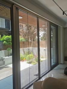 Modern alüminyum çift camlı veya üçlü cam ses geçirmez dış cephe giriş kapıları evler için veranda kapıları - Product Image 3
